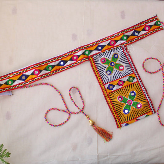 Gujarati Waist-Belt With Mobile Pocket