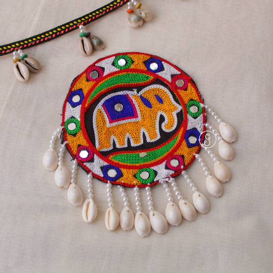 Colourful Gamthi Embroidered Patch