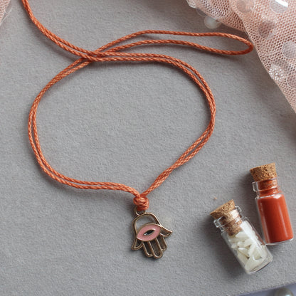 Hamsa Hand Rakhi – A Symbol of Protection & Good Fortune