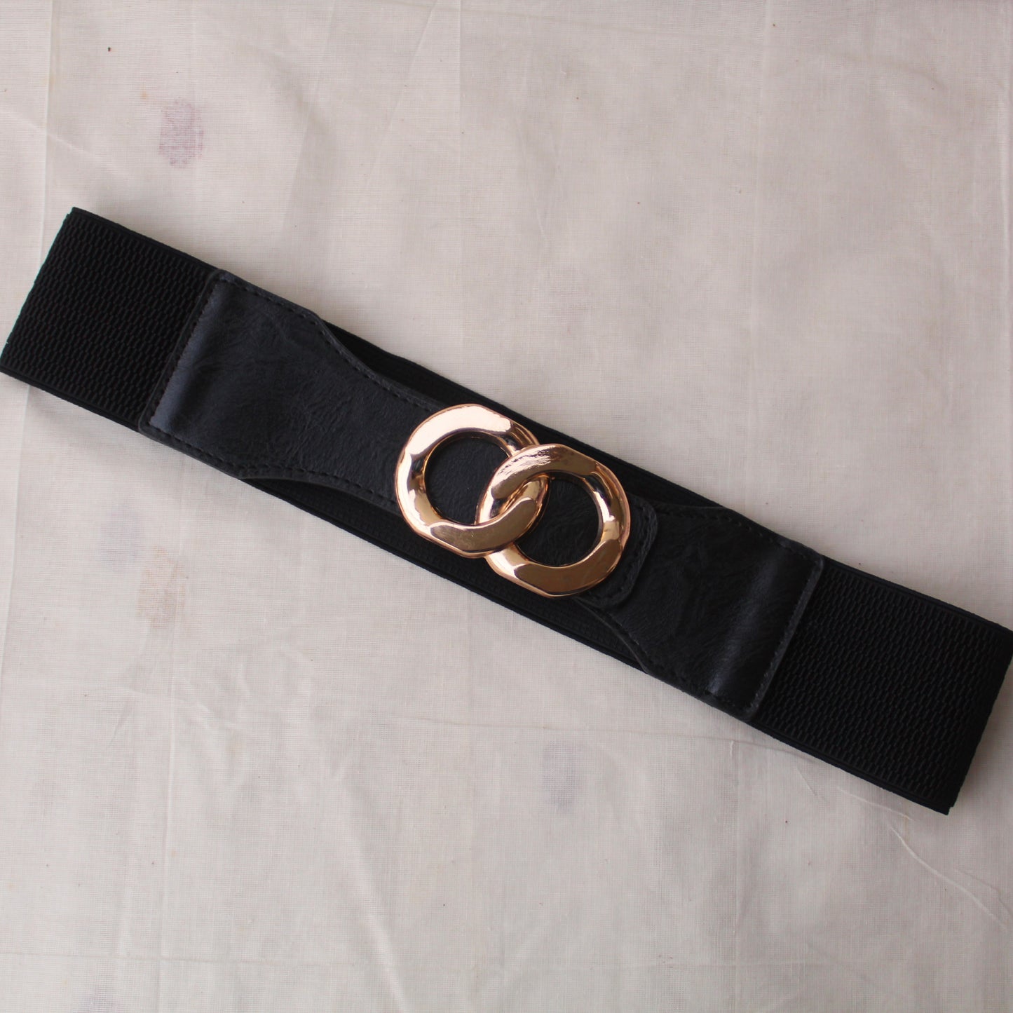 Classy Black Stretchable Waist-belt