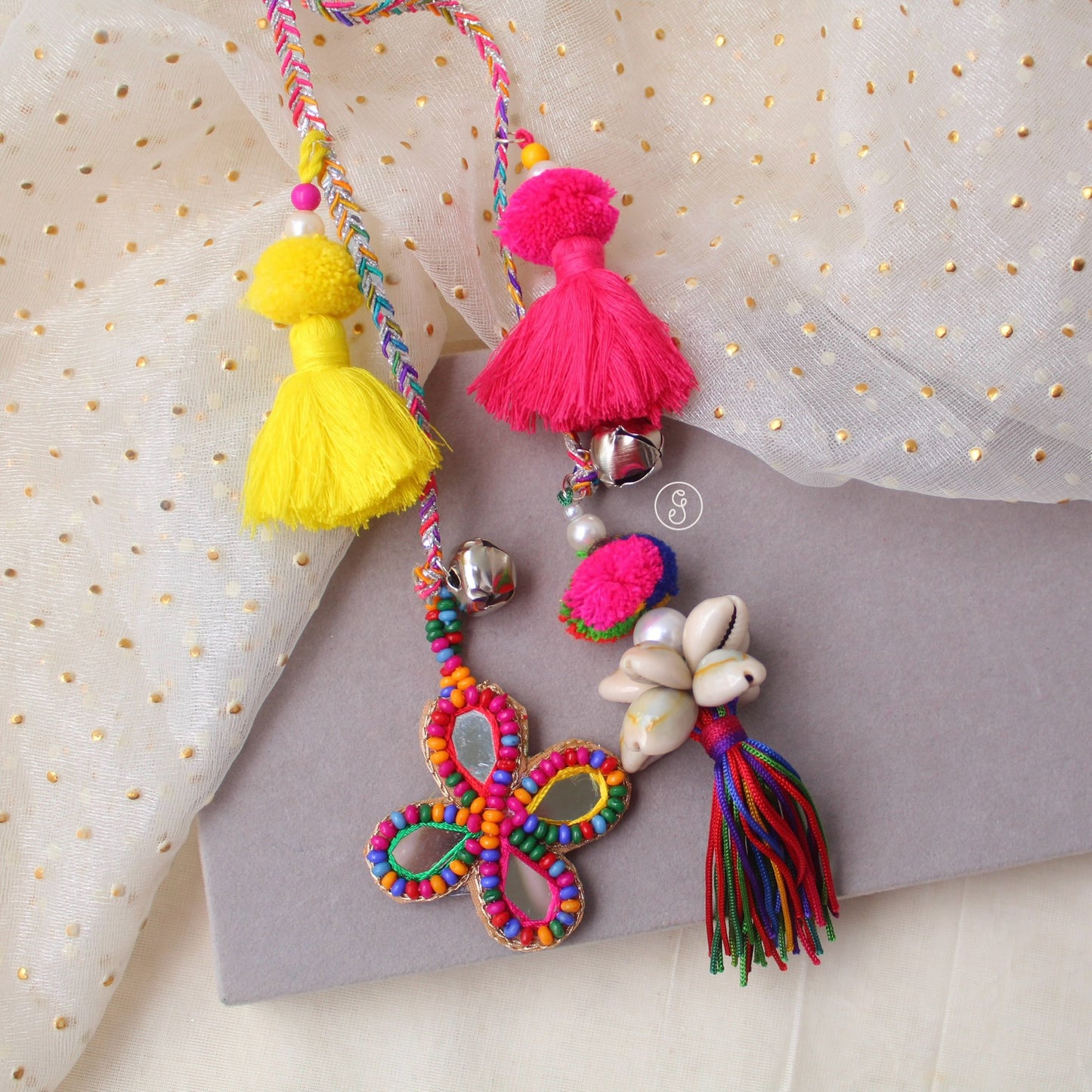 Pretty Hair Strings With Attached Rubberband