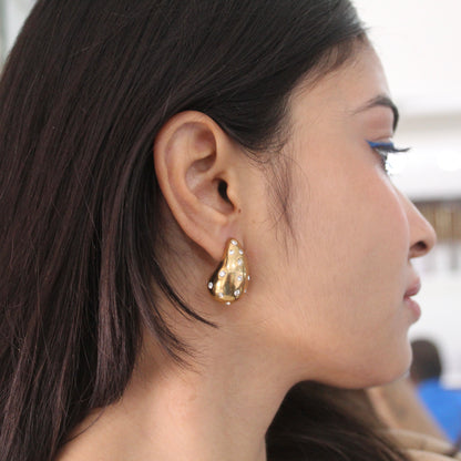 Celebrity Inspired Drop Shaped Earrings