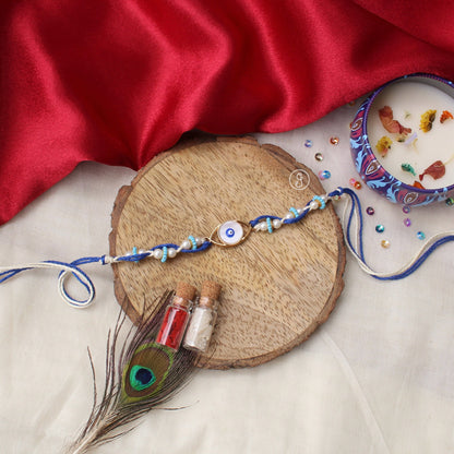 Evil Eye Couple Rakhi for Bhai & Bhabhi