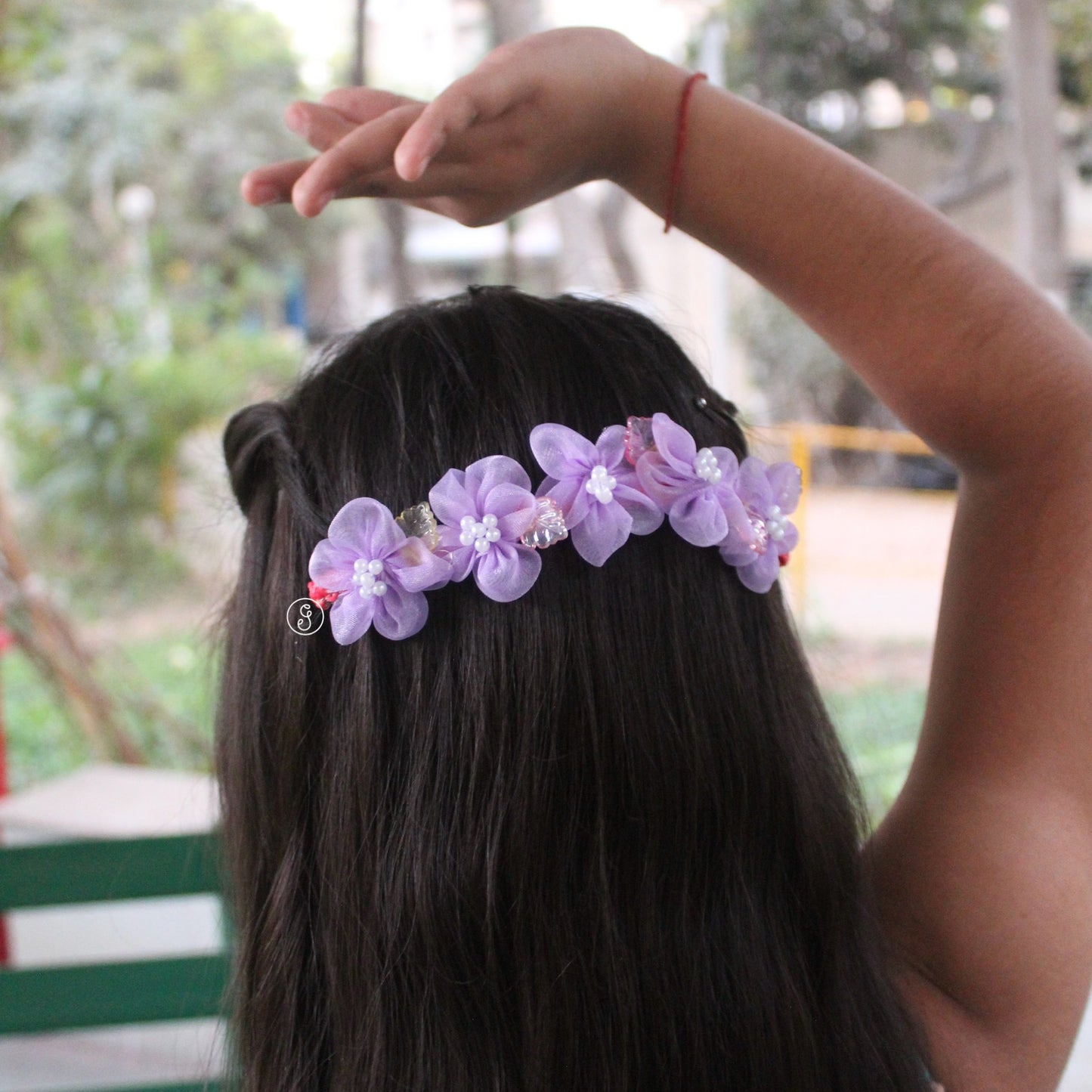 Handcrafted Flower Multi-Style Hair Accessory