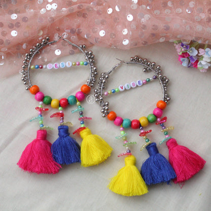 ‘Desi Vibe’ Handcrafted Statement Hoops