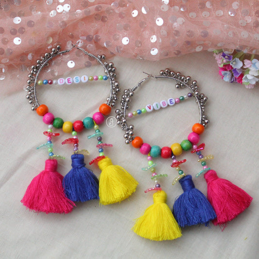 ‘Desi Vibe’ Handcrafted Statement Hoops