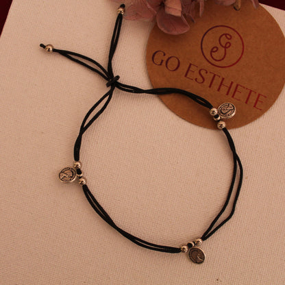 Coins Work Single Nazariya Adjustable Anklet