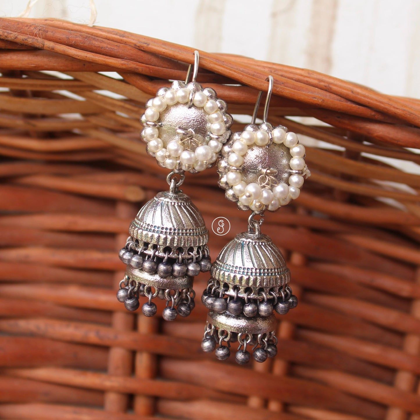 Stunning Afgani layered Jhumki Earrings