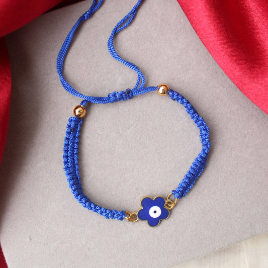 Beautiful Blue Evil Eye Adjustable Bracelet