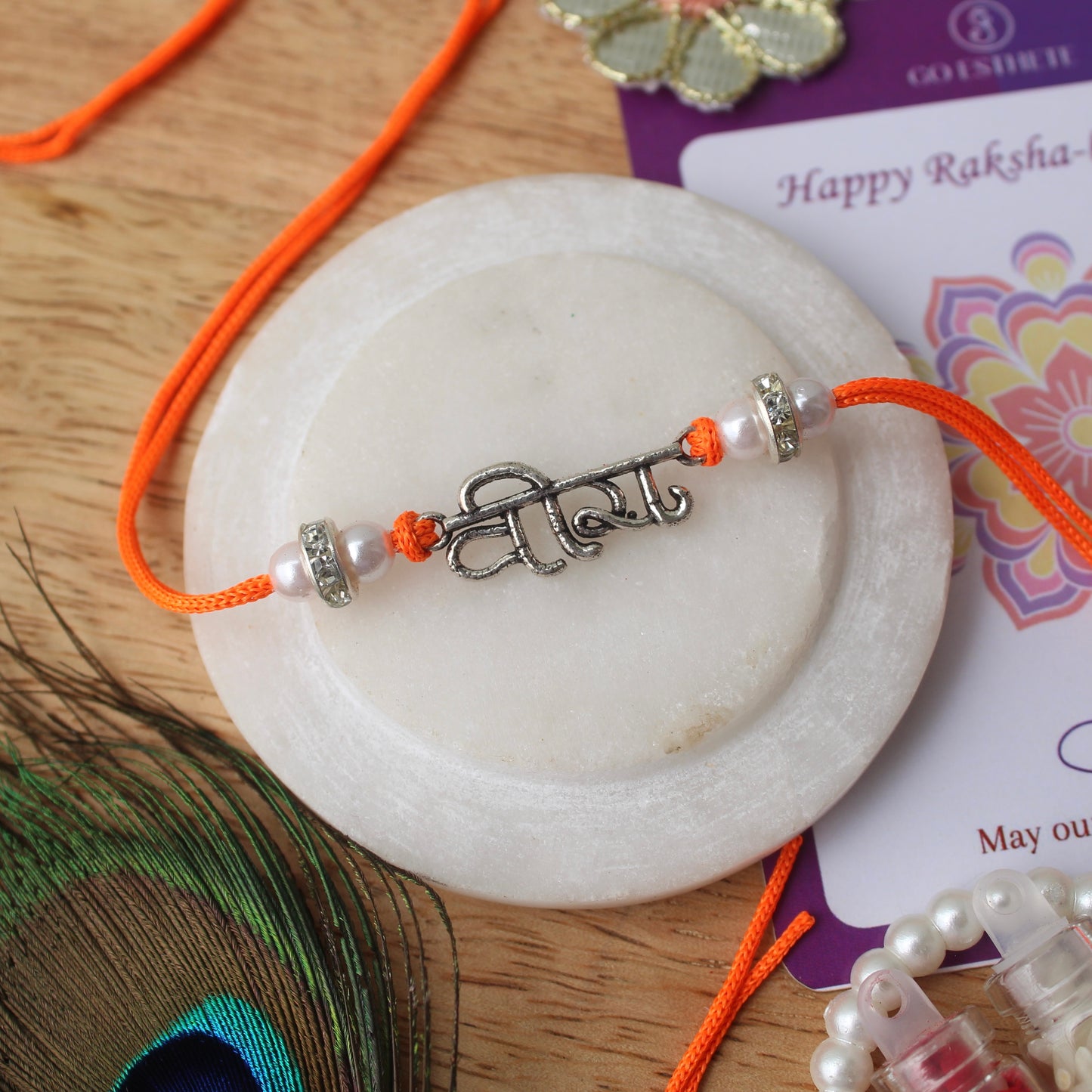 92.5 Sterling Silver ‘Veera’ Rakhi