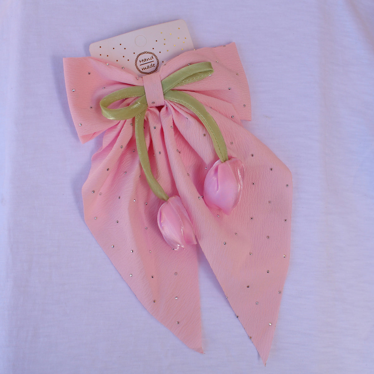 Beautiful Tulip Bow Hair Clip
