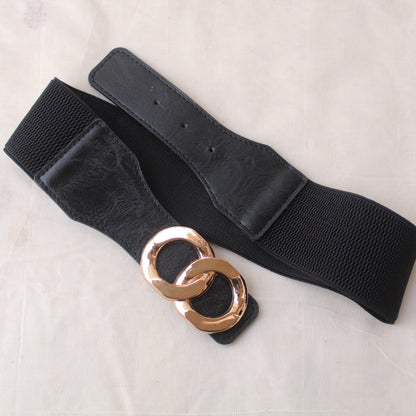 Classy Black Stretchable Waist-belt