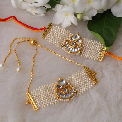 Premium Hand-Woven Rakhi For Bhai-Bhabhi