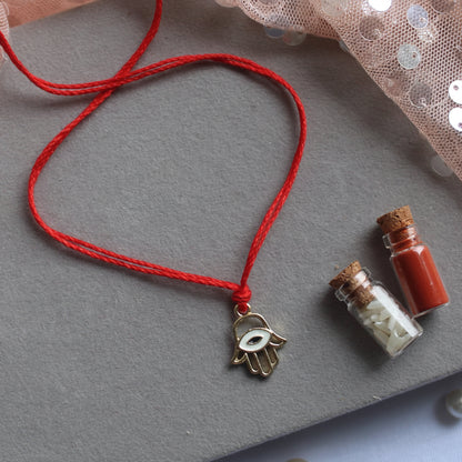 Hamsa Hand Rakhi – A Symbol of Protection & Good Fortune