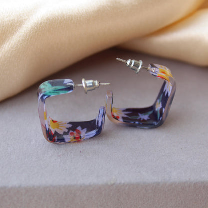 Multicoloured Elite Hoop Earrings