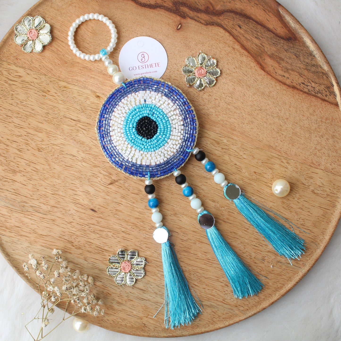 Beaded Evil Eye Hanging Piece For Gifting