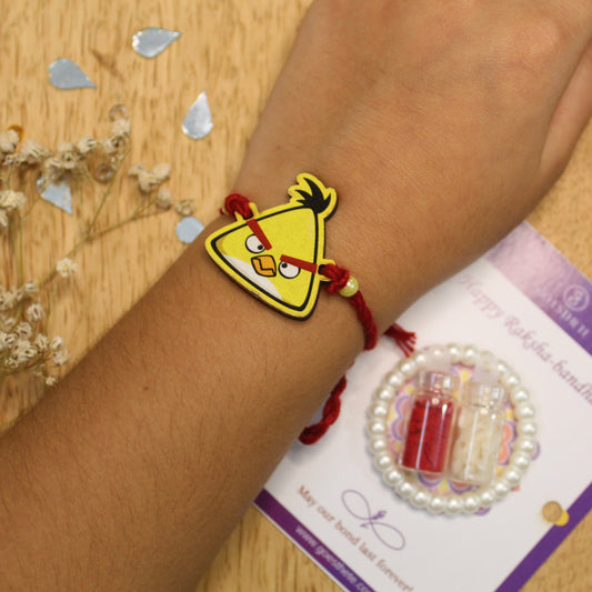 Angry Bird Quirky Rakhi For Kids