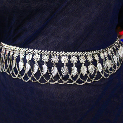 Oxidised Silver Chains Work Traditional Waist Belt