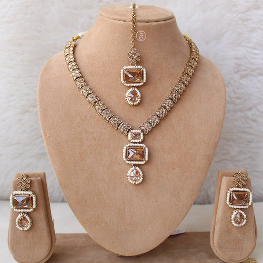 Classic Reversed Diamonds Work Golden Set