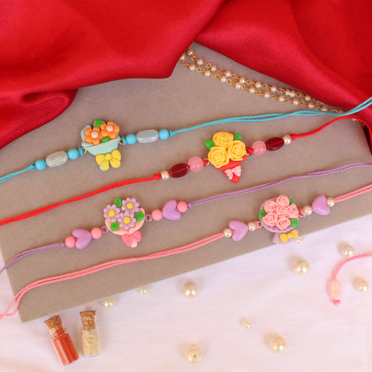 Unisex Floral Kids Rakhi