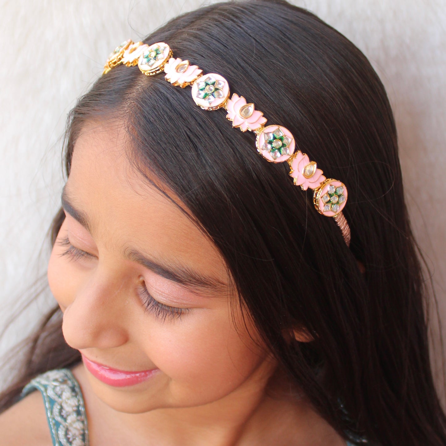 Lovely Lotus & Flower Charms Hairband